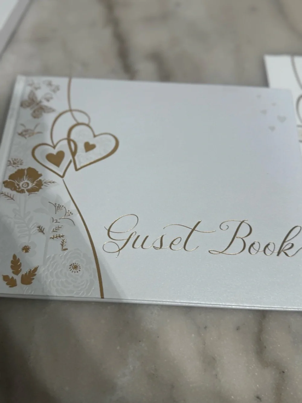 White Guest Book - Elegant Party Guestbook